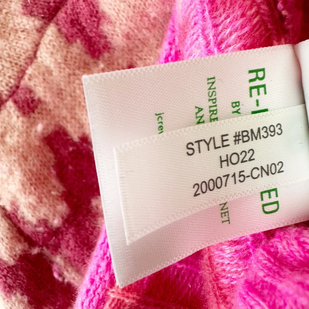 J. Crew • Cashmere Cropped Fair Isle V-neck Sweater - Picture 11 of 15